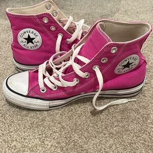pink converse high tops